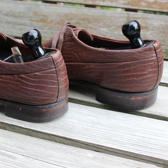 Dack's Brown “Baffin Seal” Leather Derby, Men's 10 Wide, Made in Canada, EUC - Picture 5 of 12